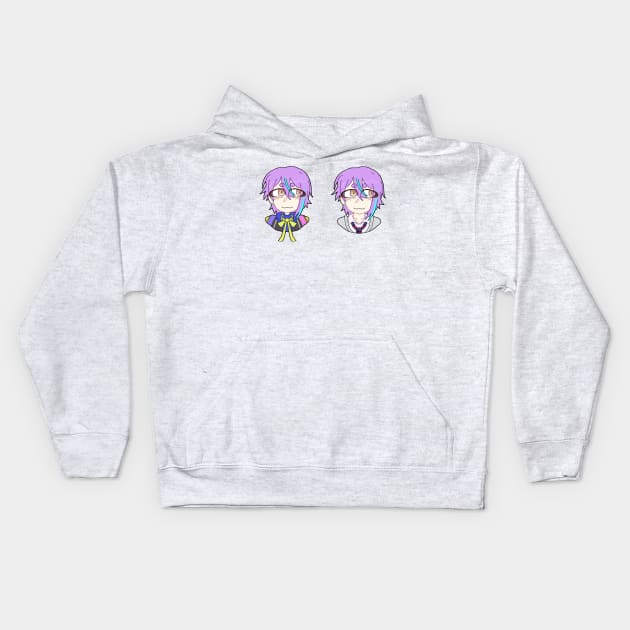 Rui pack Kids Hoodie by WillowTheCat-